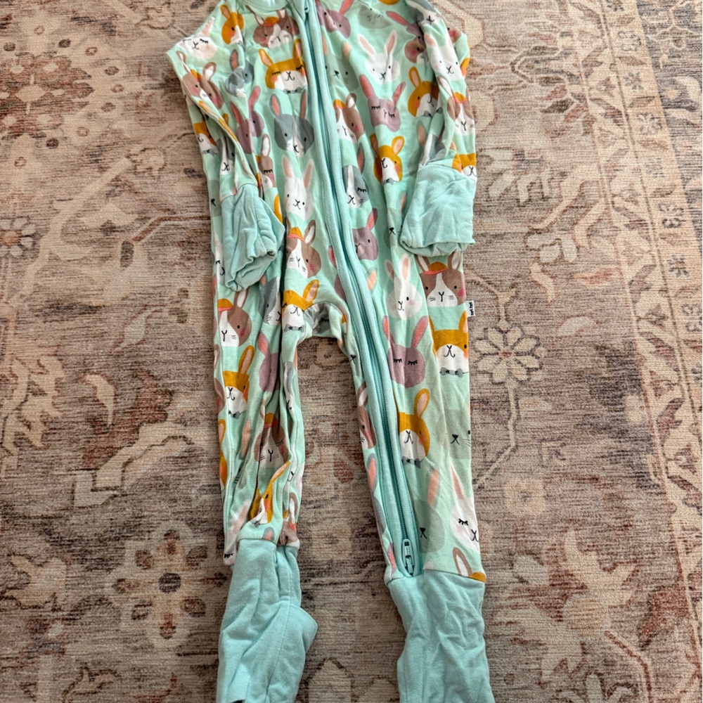 Little Sleepies Rad Rabbits Zippy 3-6m
